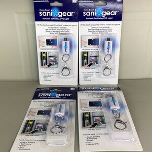 AS SEEN ON TV HOME SMART SANI GEAR PORTABLE SANITIZING UVC LIGHT ANDROID 4 PACK